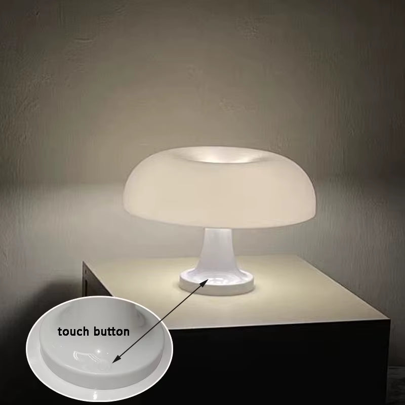 Mushroom Table Lamp Hotel Bedroom Lighting Desk Lamp Bedside Lamps Decoration Lighting Lamp Modern Minimalist Desk Light